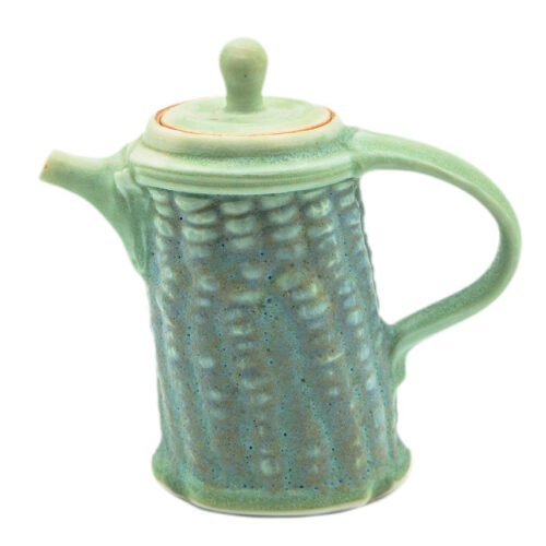 Kukurūzas tējkanna # 90488, autore Tineke van Gils, zaļa, porcelāns, 100 ml