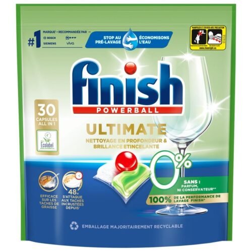 FINISH All in 1 Ultimate trauku mazgāšanas kapsulas 30gab