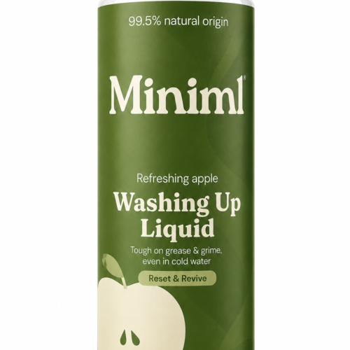MINIML trauku mazgāšanas līdzeklis ar ābolu aromātu 400ml