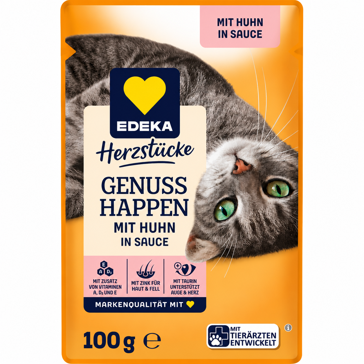 Edeka Genuss Happen kaķu barība ar