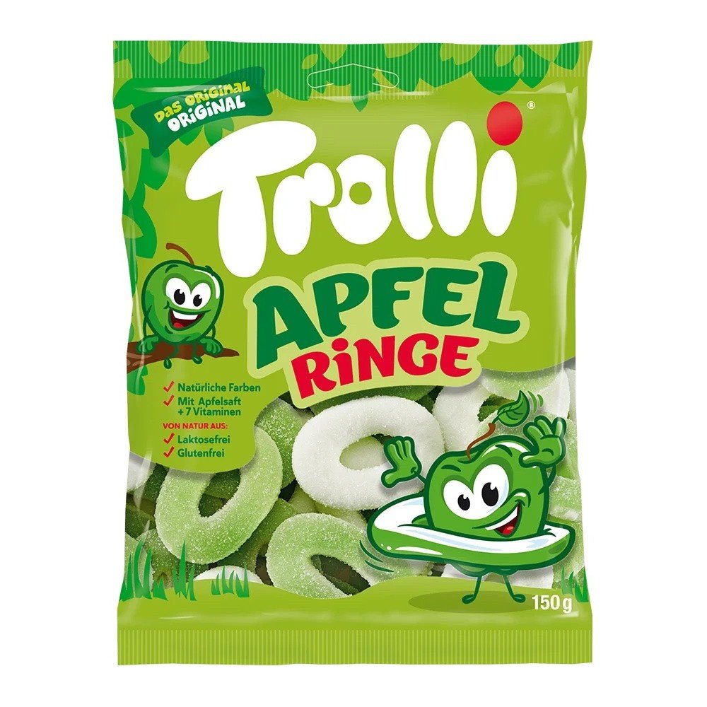 TROLLI ābolu želejas konfektes 150g