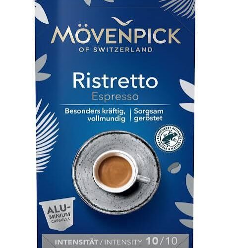 MOVENPICK Ristretto kafijas kapsulas Nespresso 57g