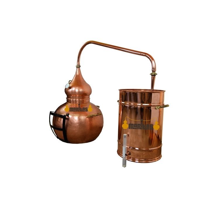 Classic 300 Liters Alembic + Thermometer + Alcoholmeter SOLIDS - Image 3