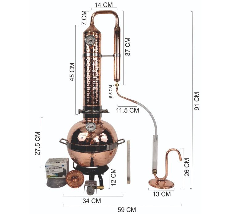 COMPLETE Multifunctional Alembic 10 liters - Image 4