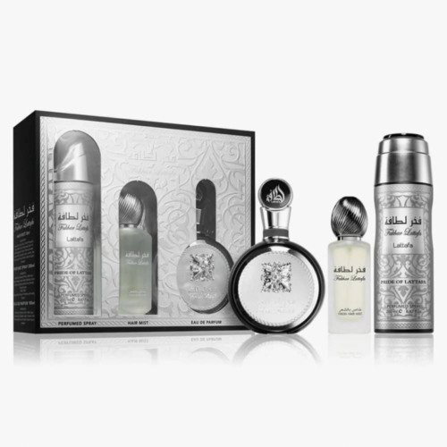 Dāvanu komplekts Lattafa Fakhar Silver