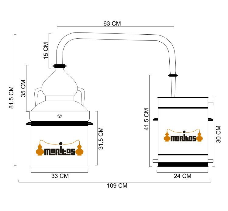 Hydraulic Alembic 30 liters - Image 7