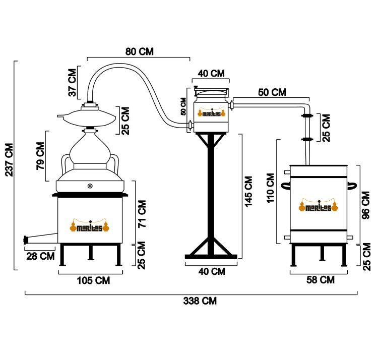 Hydraulic Alembic 500 liters Complete GIN BOX - Image 7