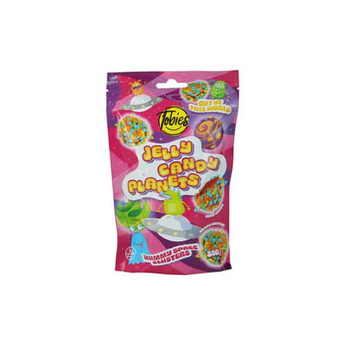 TOBIES Jelly Planets želejas konfektes 80g