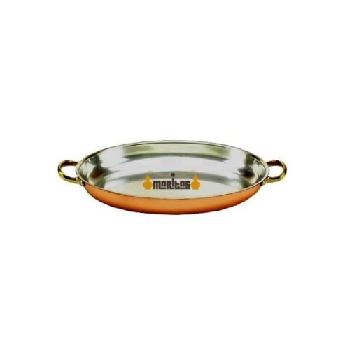 Large oval frying pan with handles