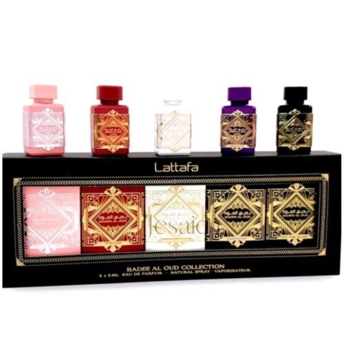 Lattafa Bade’e Al Oud Mini Collection eļļas smaržu komplekts