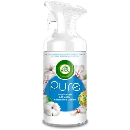 AIR WICK Pure Cotton & Orchid gaisa atsvaidzinātājs 250ml