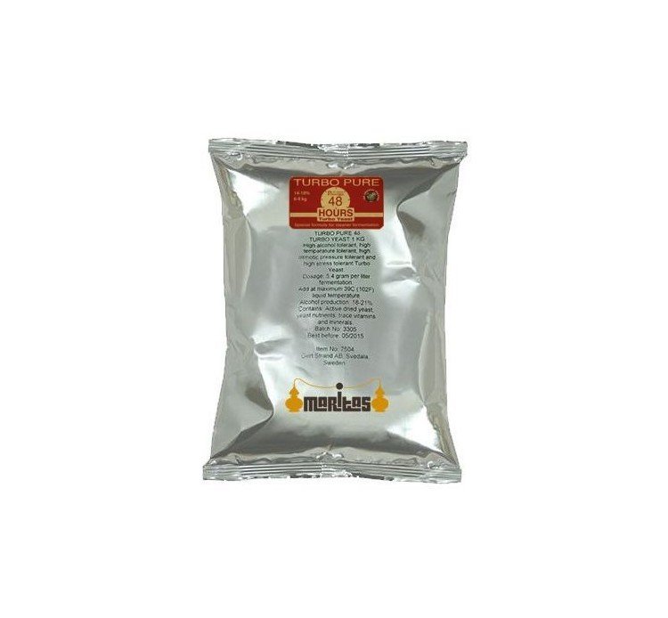Pack of 5 packages of 1 kg Turbo Pure 48h Yeast - Image 2