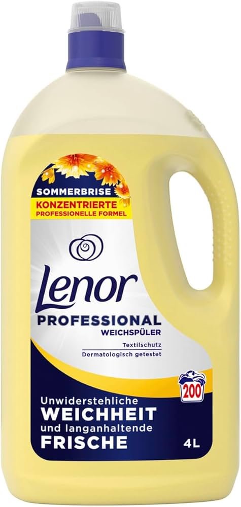 LENOR Sommerbrise veļas mīkstinātājs (200x) 4L
