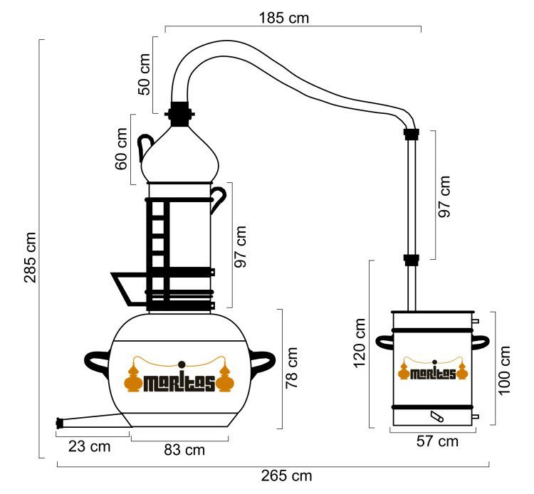500 Liters Rotating Column Alembic - Image 5