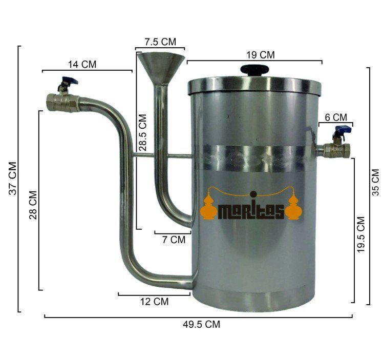 Stainless steel essencer 10 liters - Image 6