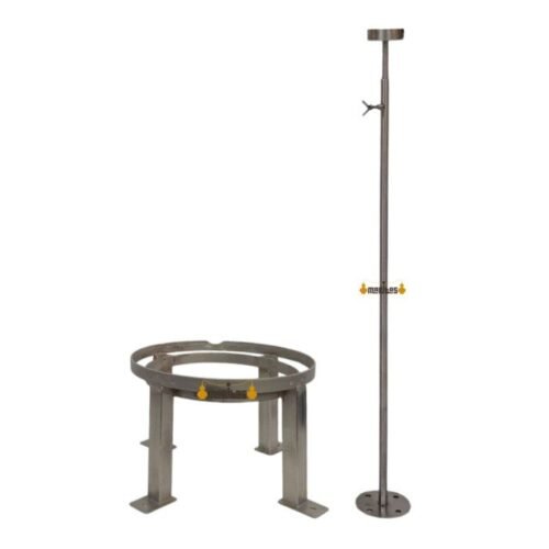 Stainless steel supports for modular alembic 20-40-60 liters