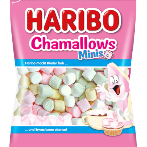 Haribo Chamallows Mini māršmelovu zefīri 200g