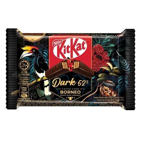 KITKAT Dark 52% Borneo šokolādes tāfelīte 35g