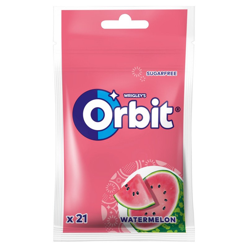 ORBIT Watermelon košļājamā gumija, paciņā 29g