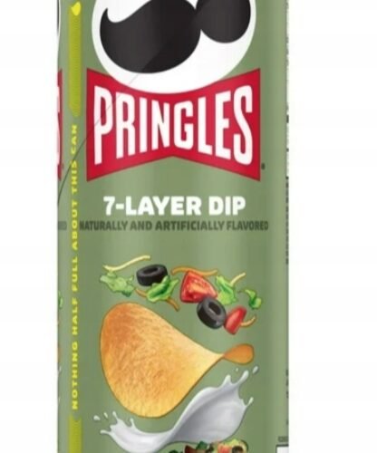 PRINGLES USA 7-Layer Dip kartupeļu čipsi 158g